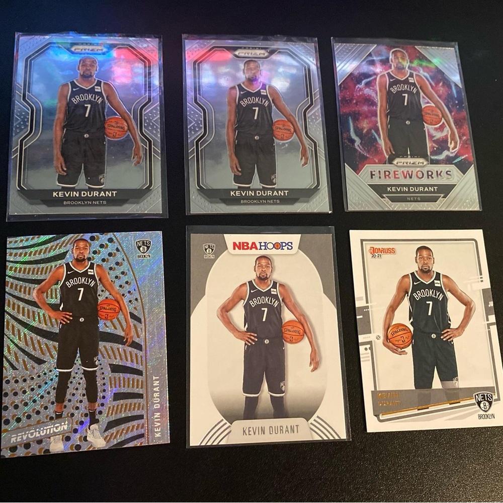 6 Kevin Durant Cards